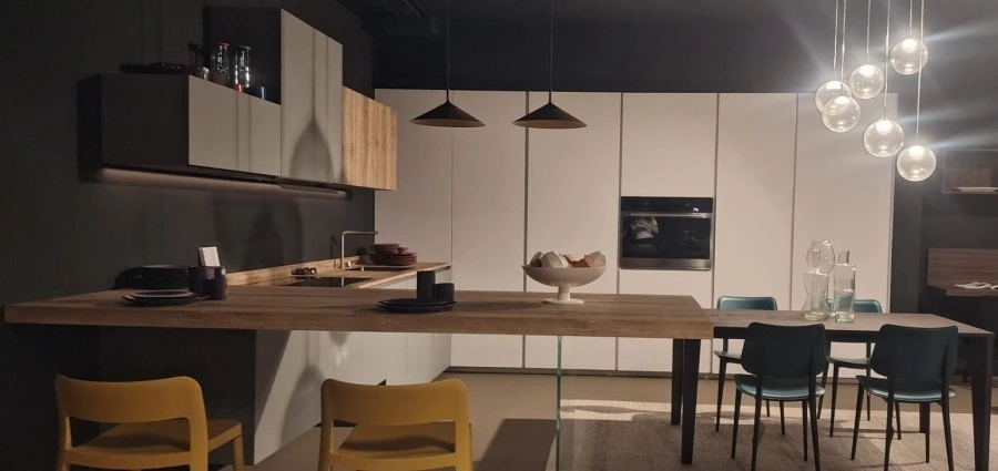 Cucina angolare Maistri Viva 6 Grigio Pietra