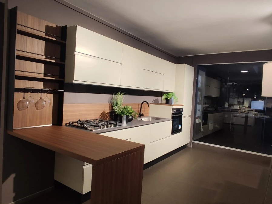Cucina lineare Aran cucine Masca