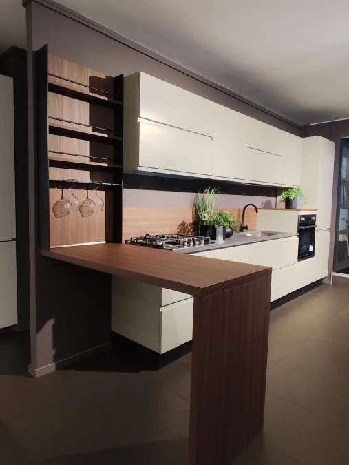 Cucina lineare Aran cucine Masca