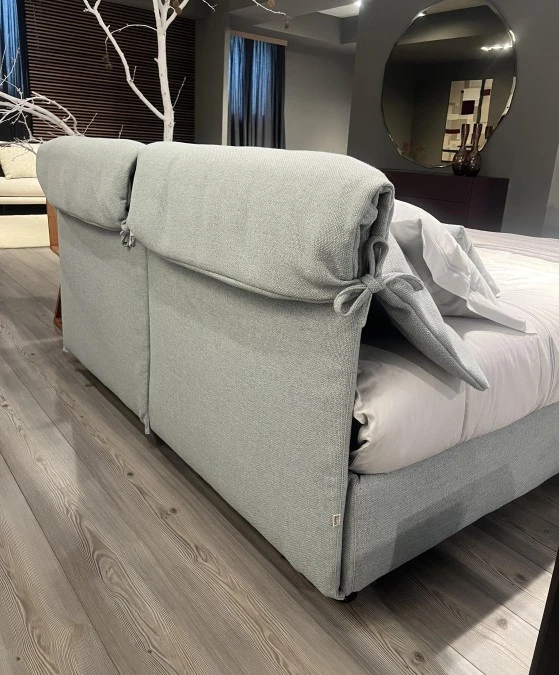 Letto matrimoniale con contenitore Flou Nathalie