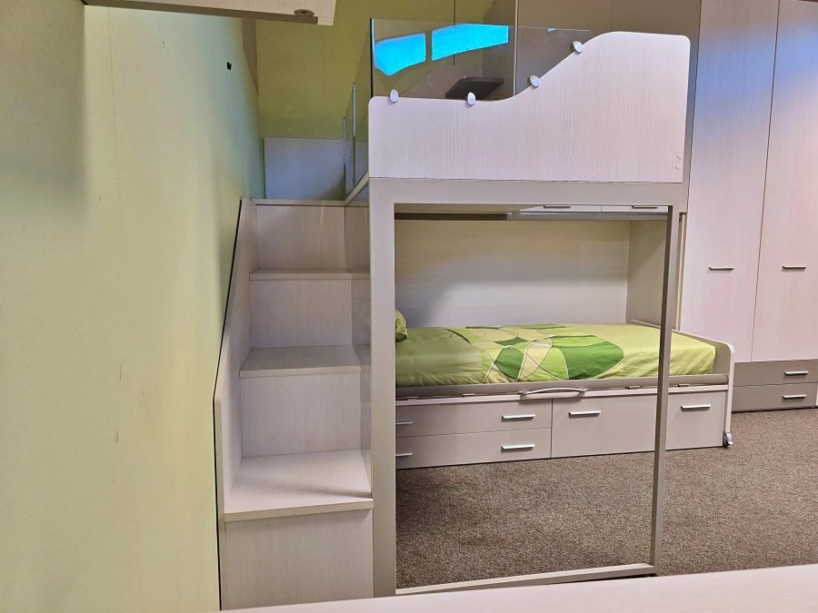 Cameretta a ponte Moretti Compact Sirius Betulla