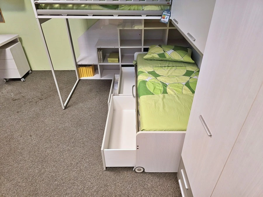 Cameretta a ponte Moretti Compact Sirius Betulla