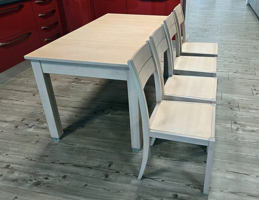 Tavolo allungabile Grattarola Ulla + 4 Sedie