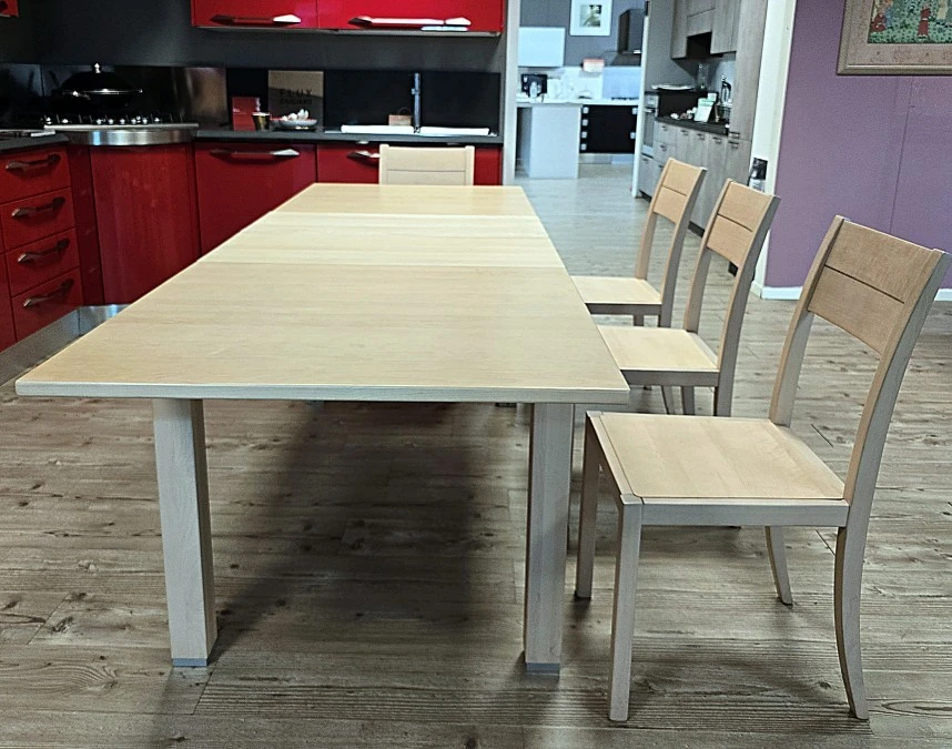 Tavolo allungabile Grattarola Ulla + 4 Sedie