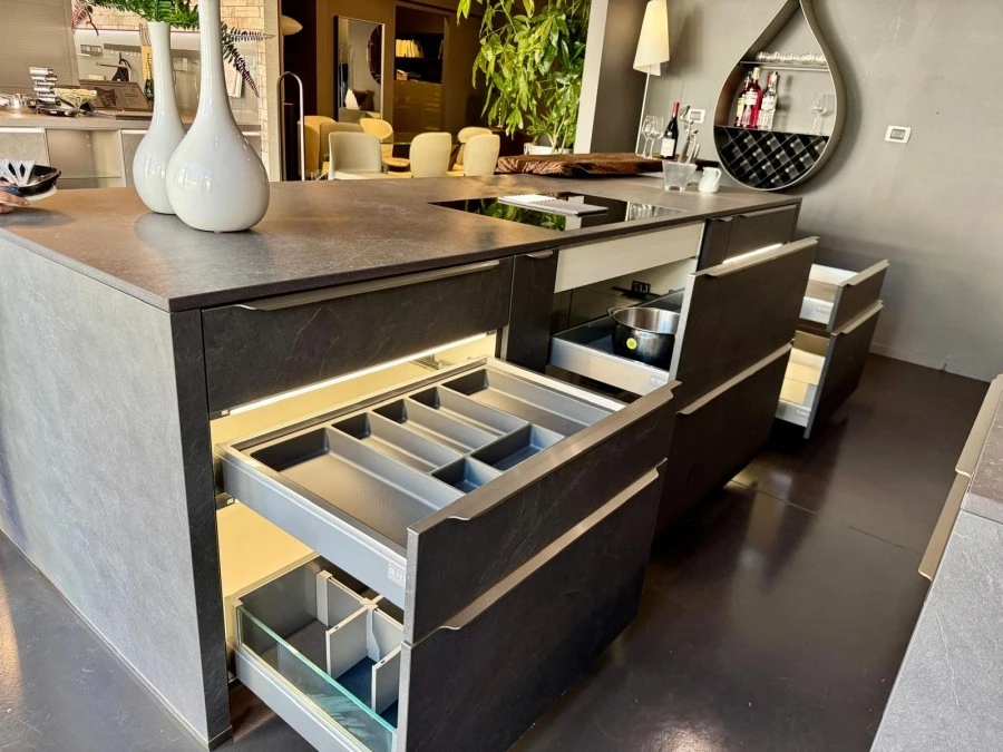 Cucina con Isola Cucina Tedesca Stone Art