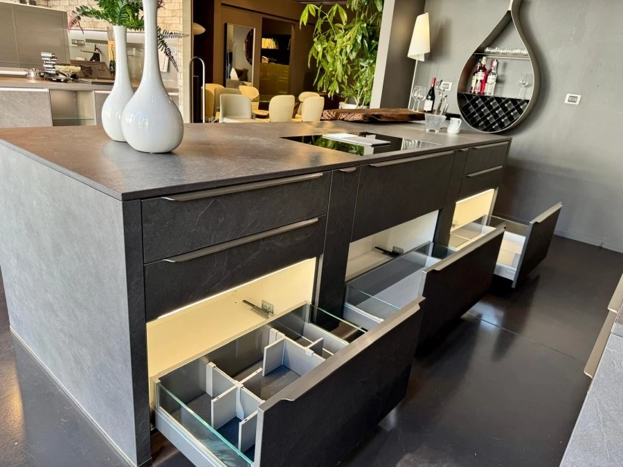 Cucina con Isola Cucina Tedesca Stone Art