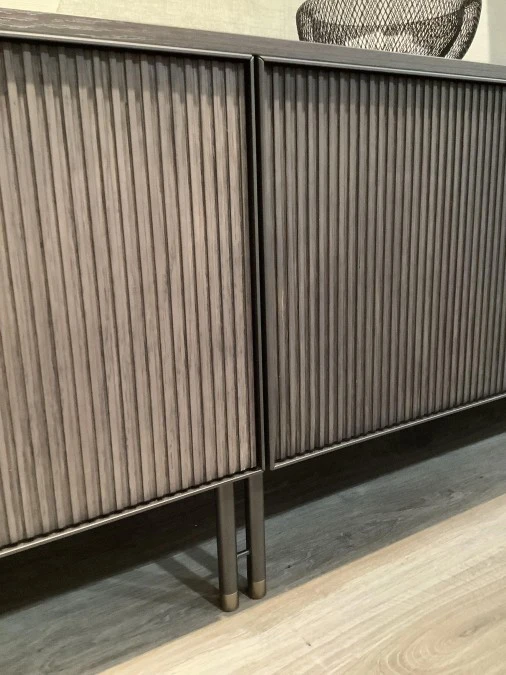 Frontale basi in legno rovere moka canettè