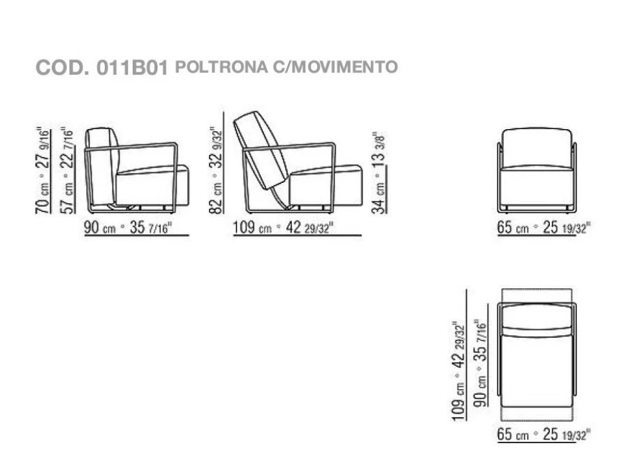 Poltrona Flexform A.B.C.