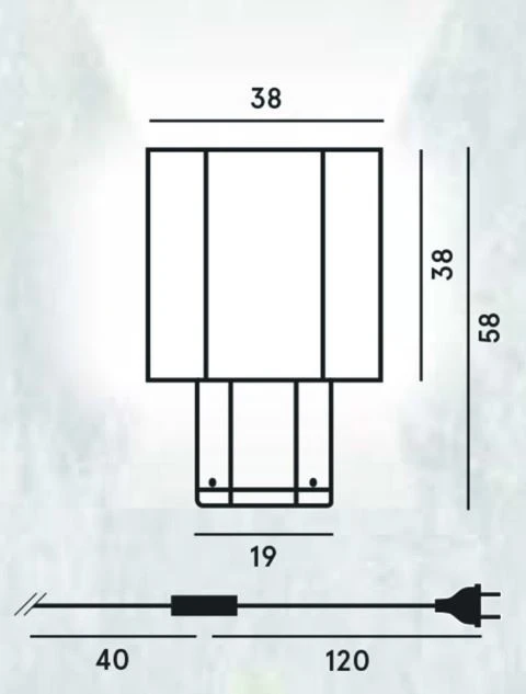 Lampada da tavolo Diesel by Foscarini Hexx