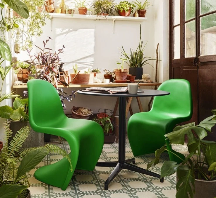 Sedia senza braccioli Vitra N°4 Panton