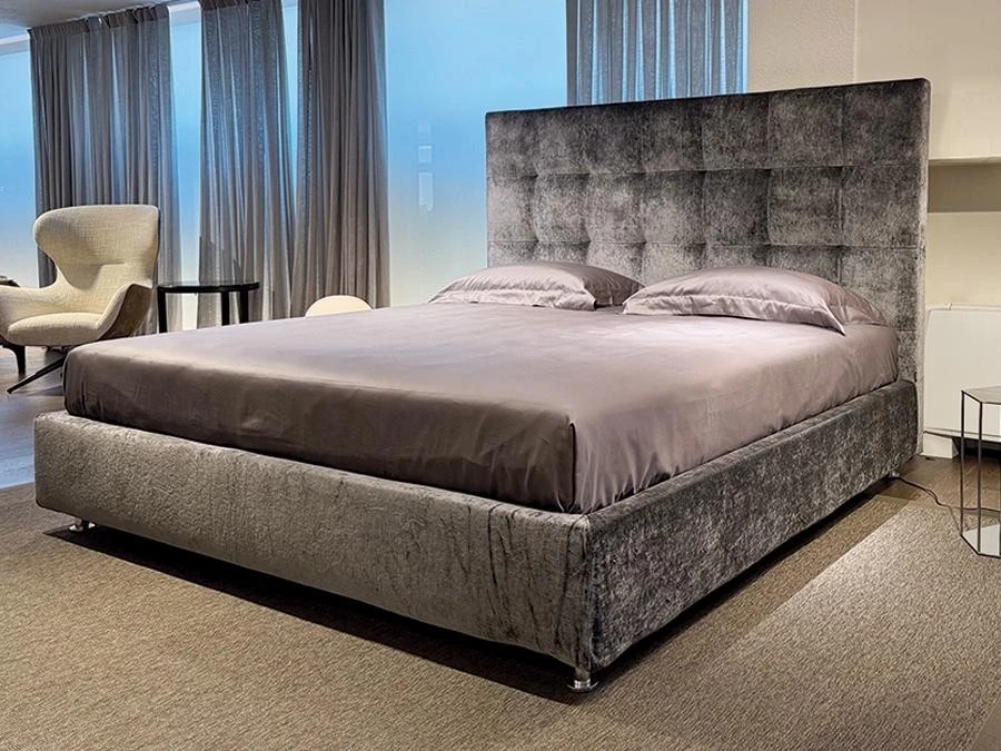 Letto matrimoniale con contenitore Twils MAX Capitonné