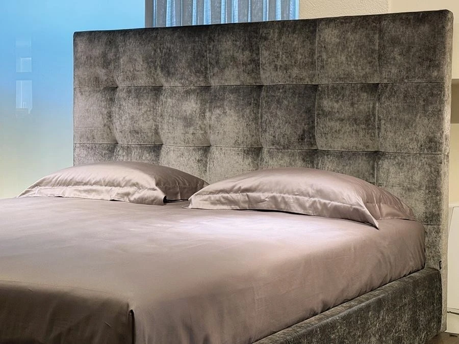 Letto matrimoniale con contenitore Twils MAX Capitonné