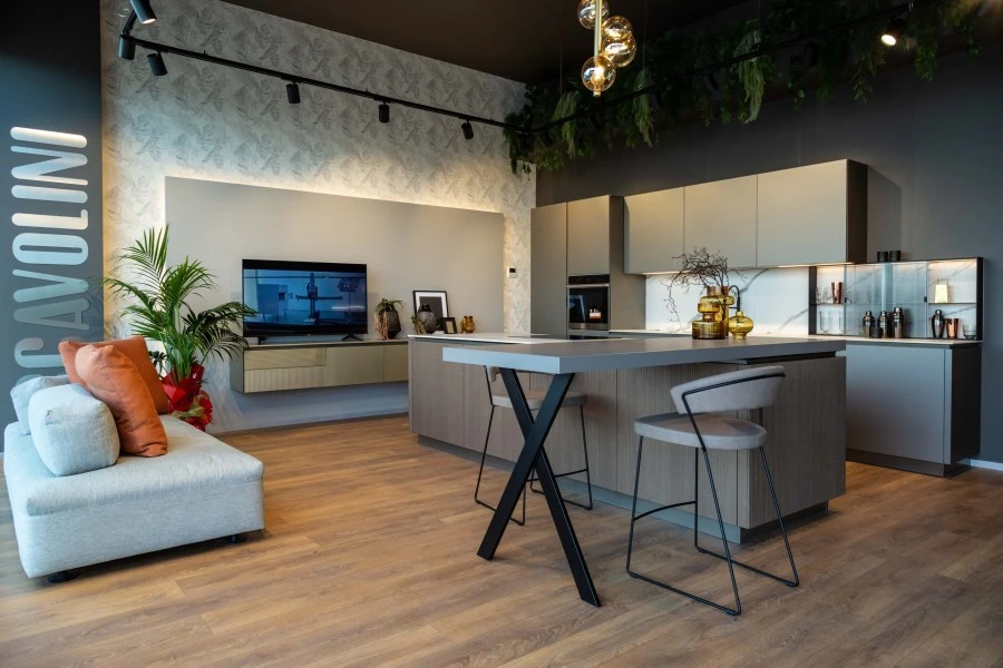 Cucina con Isola Scavolini Lumina