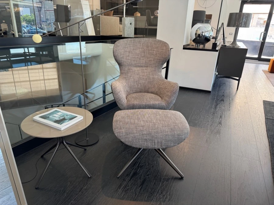 Poltrona con pouf Poliform Mad Joker