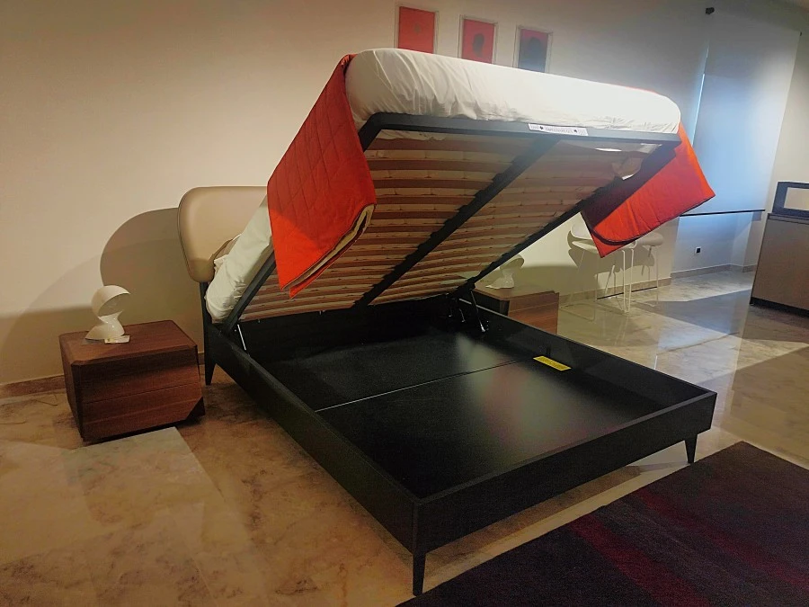 Letto matrimoniale con contenitore Oggioni Mirabel