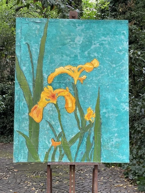 Quadro Benedetta Belloni Yellow Iris