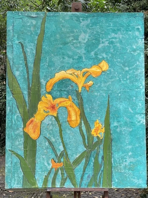 Quadro Benedetta Belloni Yellow Iris