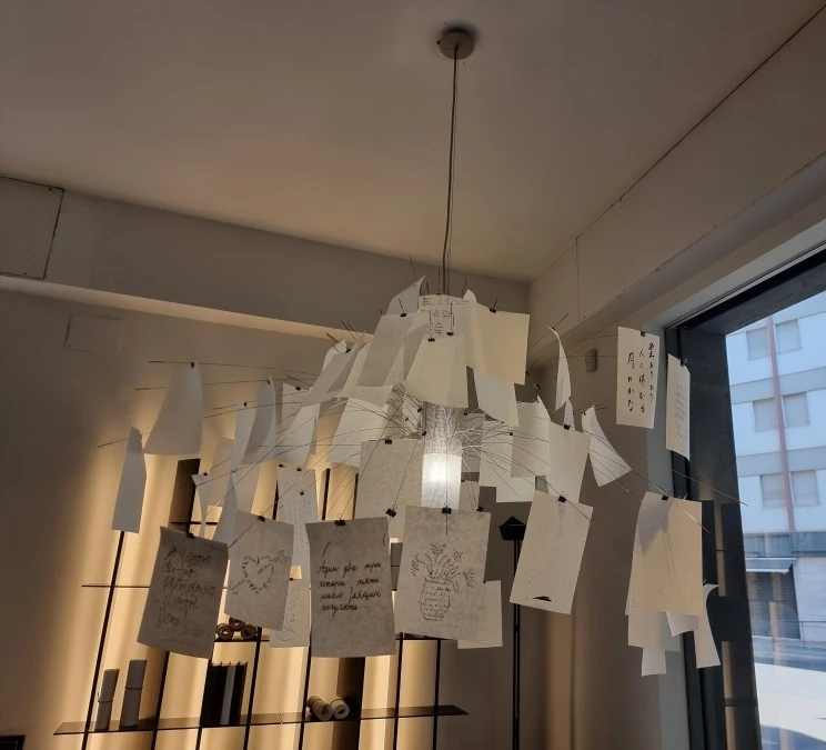 Lampada sospesa Ingo Maurer Zettel'Z 5