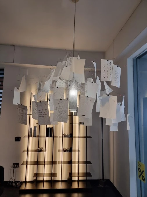 Lampada sospesa Ingo Maurer Zettel'Z 5