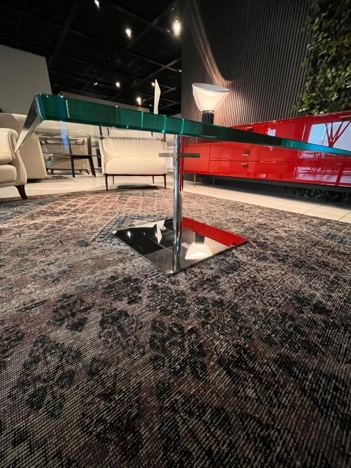 Tavolino quadrato Tonelli design Farniente basamento