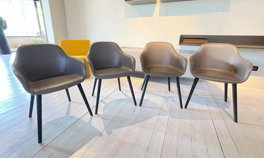 4 poltroncine Dilmun di Marte Design