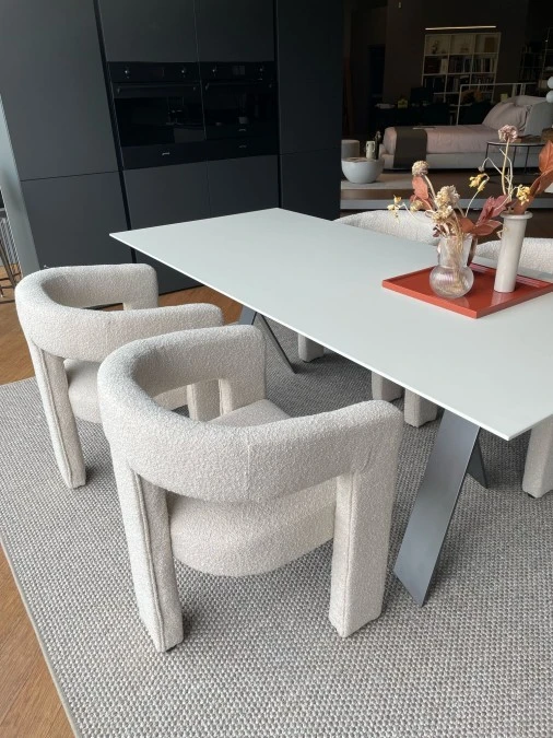 SEDIA BIZZOTTO SCONTATA CREMA