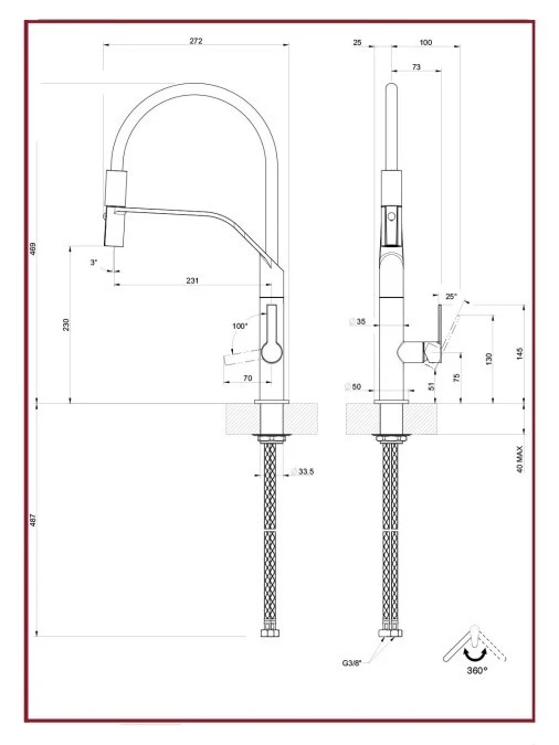 Miscelatore Gessi MESH 60003
