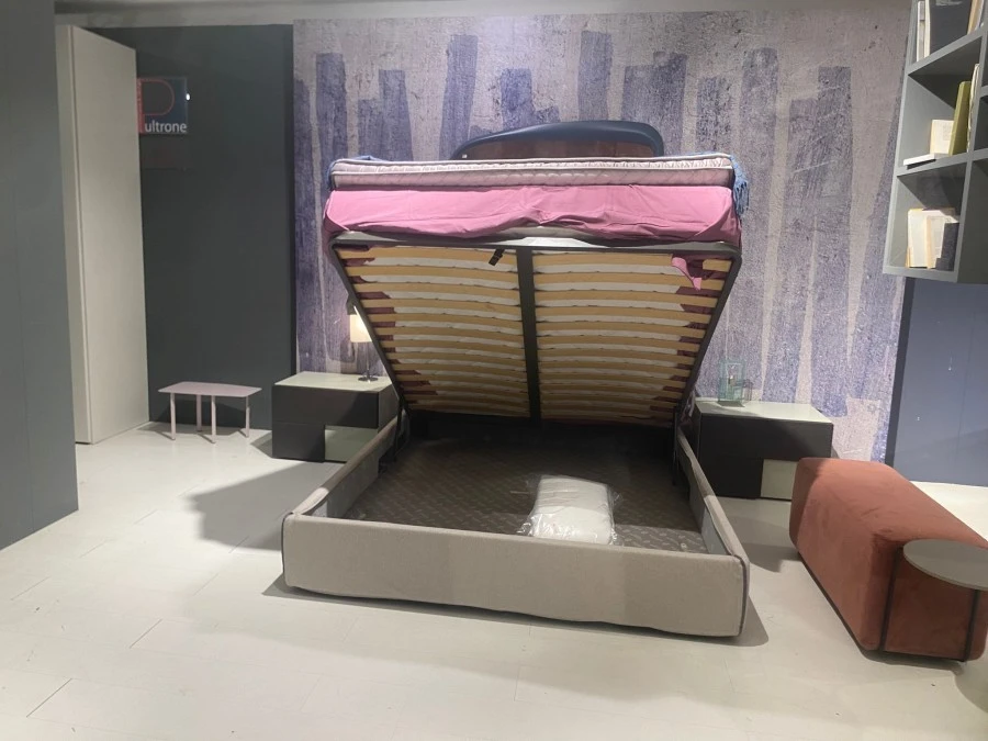 Letto matrimoniale con contenitore Altrenotti Iris
