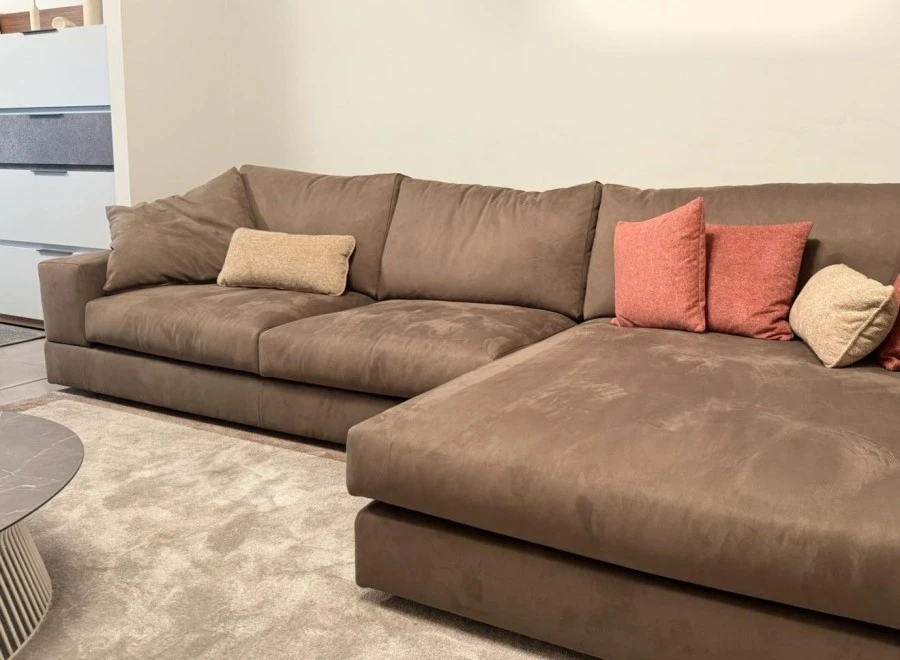 Divano Chaise-longue Doimo Salotti Vision