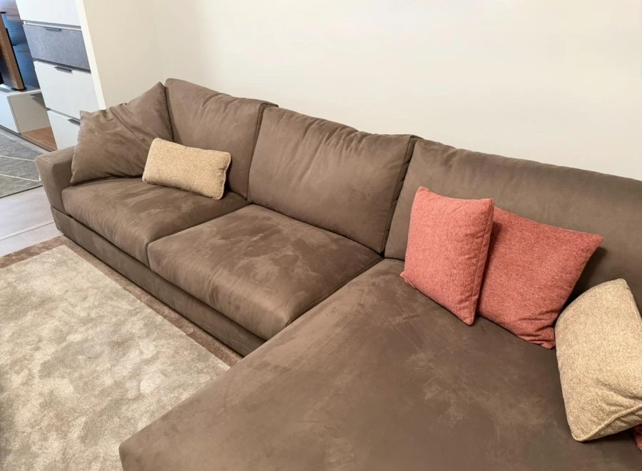 Divano Chaise-longue Doimo Salotti Vision