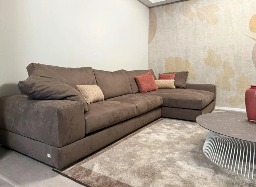 Divano Chaise-longue Doimo Salotti Vision