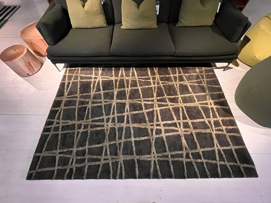 Tappeto Wissenbach Avenue Charcoal visto dall'alto