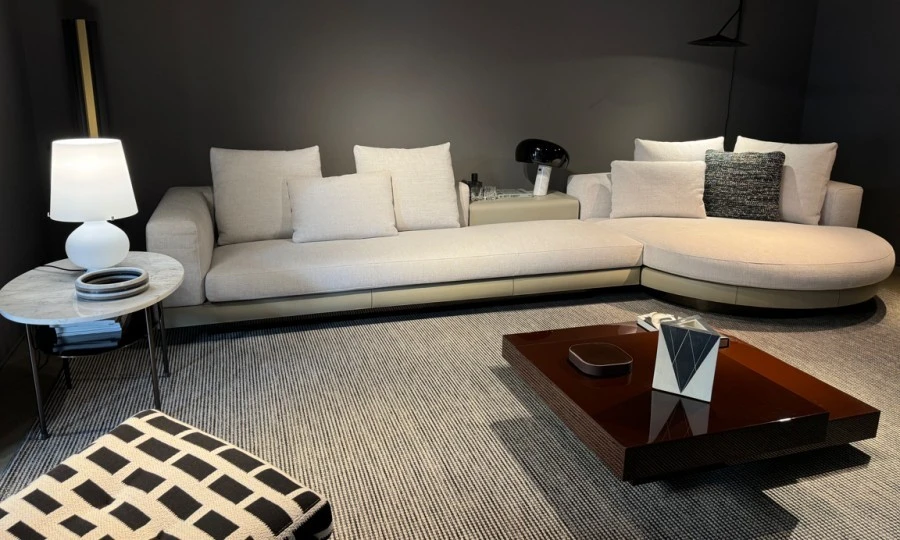 Divano Chaise-longue Minotti Connery