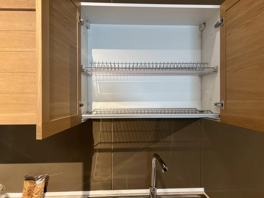 Cucina lineare Mobilturi Elsa - Pensili Rovere Miele