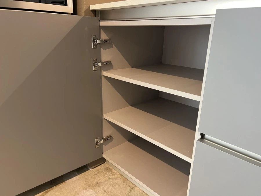 Cucina lineare Stosa Cucine Metropolis Grau opaco