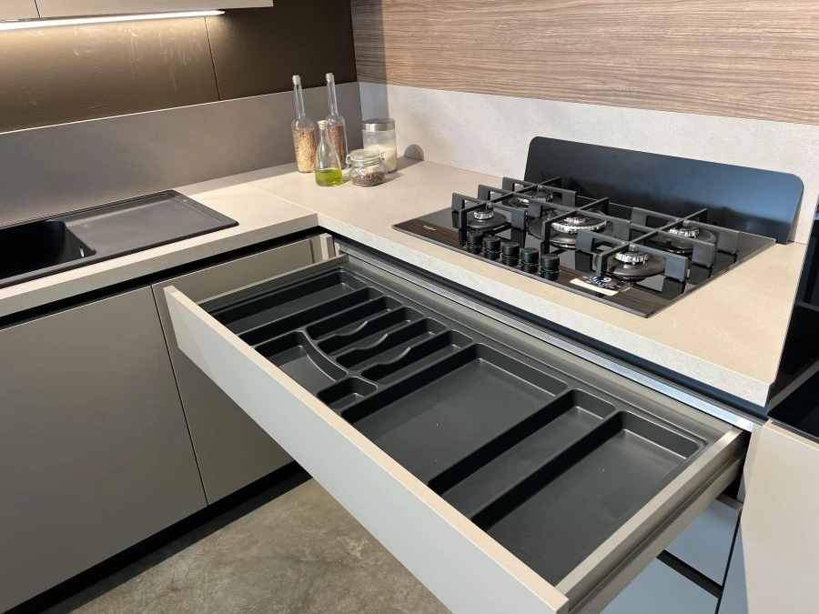 Cucina angolare Stosa Cucine Infinity Ginseng