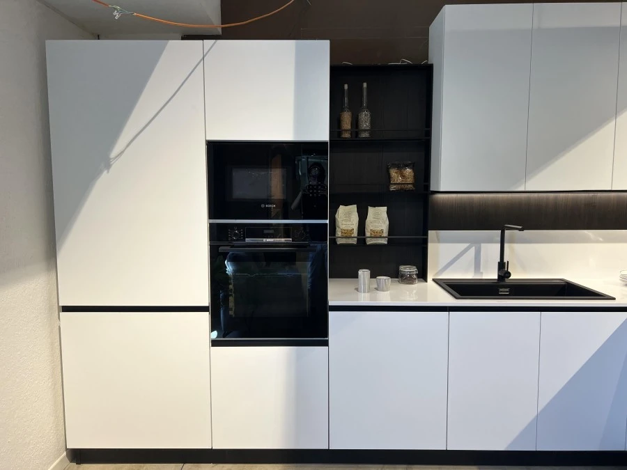 Cucina angolare Stosa Cucine Infinity Bianco