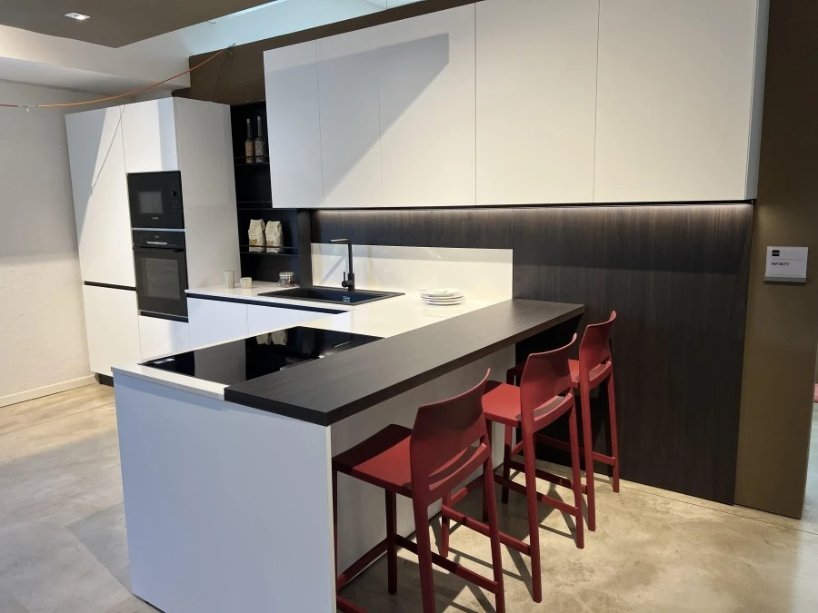 Cucina angolare Stosa Cucine Infinity Bianco