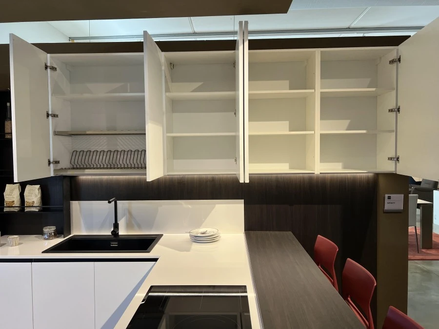 Cucina angolare Stosa Cucine Infinity Bianco