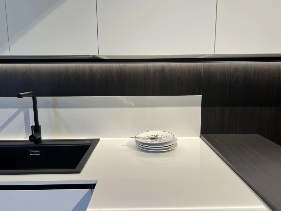 Cucina angolare Stosa Cucine Infinity Bianco