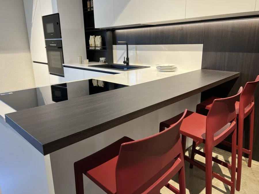 Cucina angolare Stosa Cucine Infinity Bianco