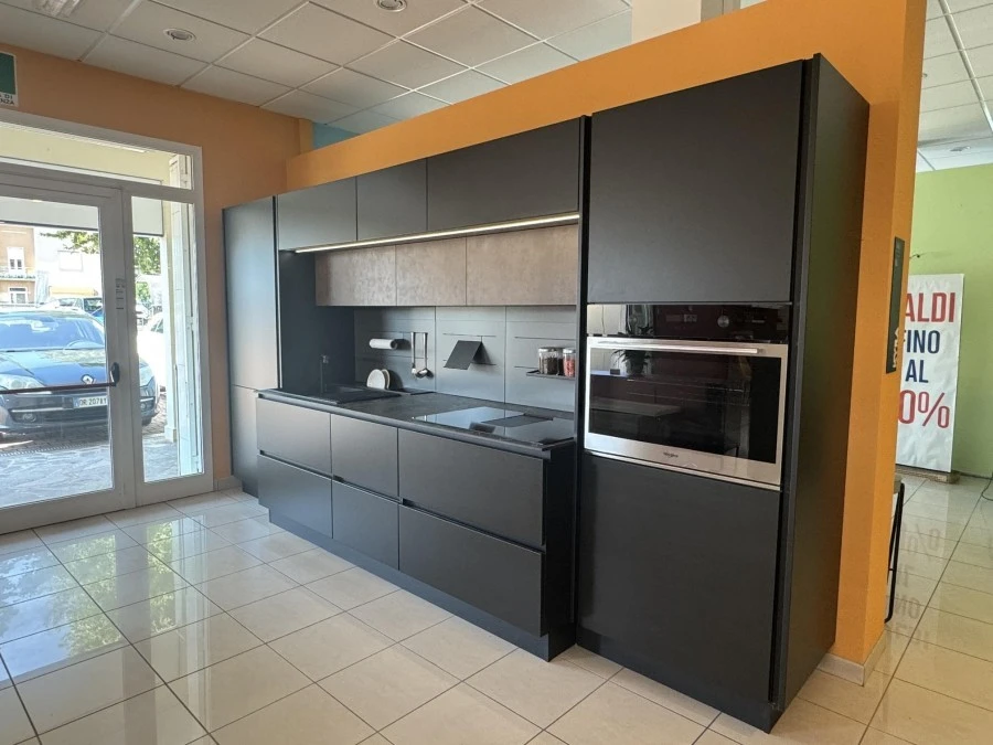 Cucina lineare Creo Kitchens Kyra Neck