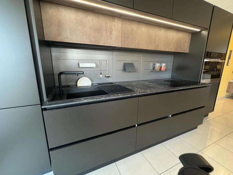 Cucina lineare Creo Kitchens Kyra Neck