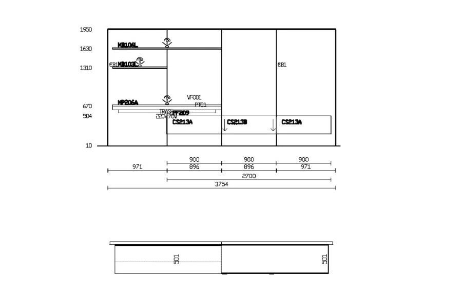 Porta TV Poliform Code