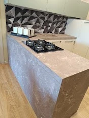 Cucina con penisola Febal Casa ColombiniCasa Kitchen