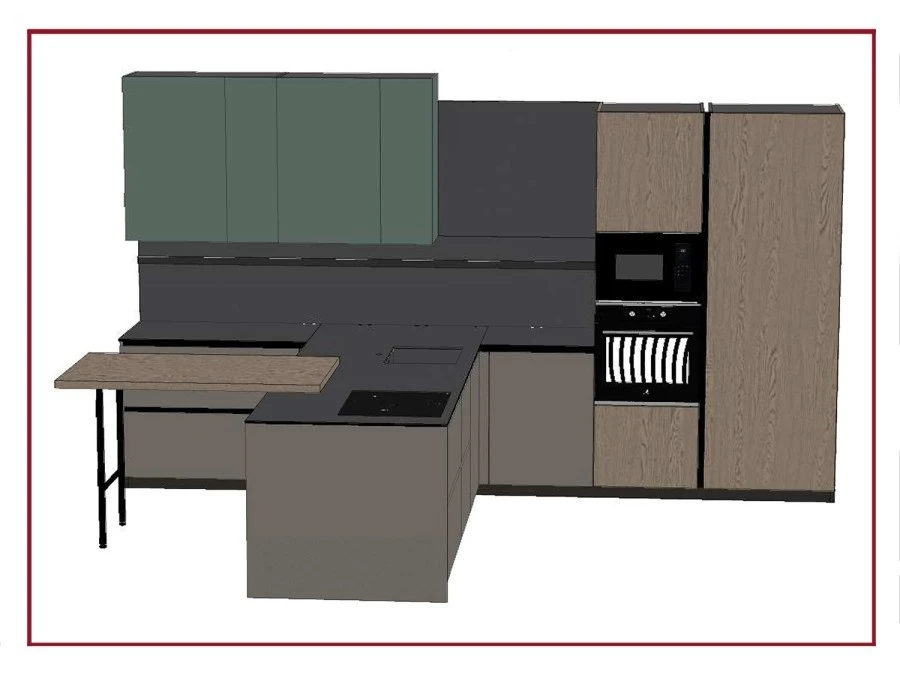 Cucina con Isola Arredo3 KALì ASIA