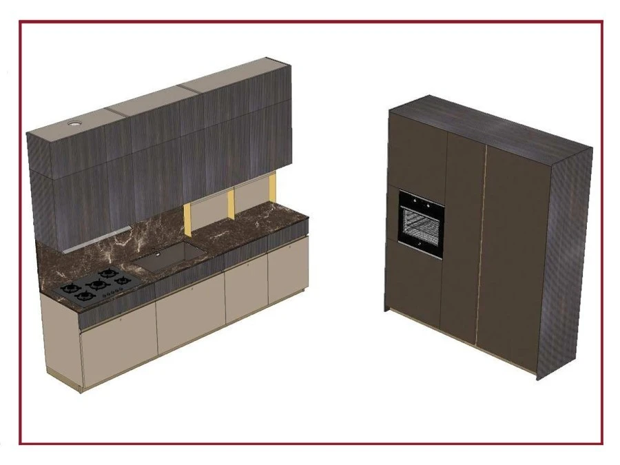 Cucina lineare Arredo3 KALI' 2024