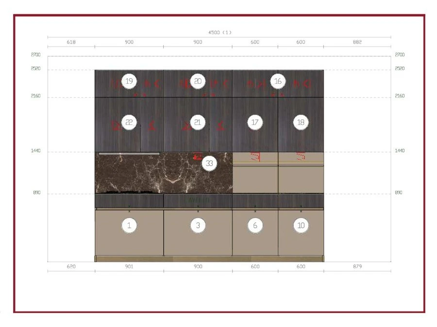 Cucina lineare Arredo3 KALI' 2024