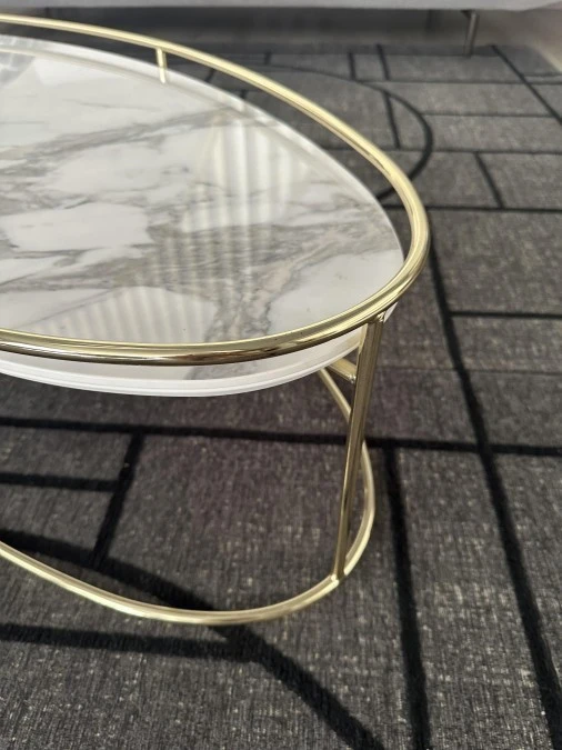 Tavolino Atollo Calligaris marmo bianco in offerta