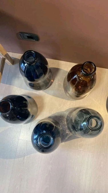 Vaso Produzione Artigianale bottiglia vetro